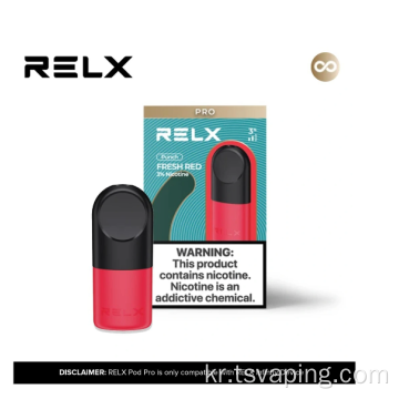 1.8ml relx 인피니티 포드 전자 담배 장치 vape 도매